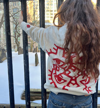 Load image into Gallery viewer, Luaka Bop Art Hoodie w/ Screenprinted Logos - M