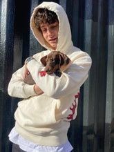 Load image into Gallery viewer, Luaka Bop Art Hoodie w/ Screenprinted Logos - XL