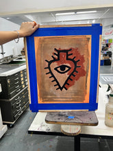 Load image into Gallery viewer, Luaka Screenprinted Black Tees
