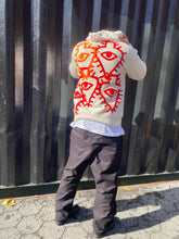 Load image into Gallery viewer, Luaka Bop Art Hoodie w/ Screenprinted Logos - XL
