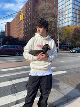 Load image into Gallery viewer, Luaka Bop Art Hoodie w/ Screenprinted Logos - XL
