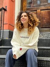 Load image into Gallery viewer, Luaka Bop Crewneck Sweatshirt in Iced White
