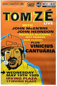 Vintage Tom Zé Live Poster