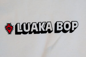Luaka Bop Crewneck Sweatshirt in Iced White