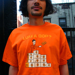 Luaka Bop? Vintage Orange T-Shirt